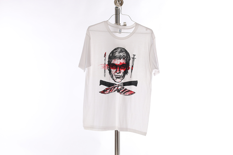 White Dexter T-Shirt Image